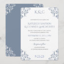 Search for blue damask wedding invitations Luxury