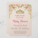Search for royal princess baby shower invitations Floral