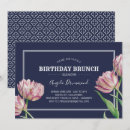 Search for tulip flowers birthday invitations Floral