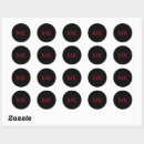Search for red and black stickers For her
