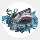 Search for shark attack stickers Sharks