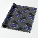 Search for ravens wrapping paper Vintage