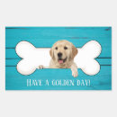 Search for bones rectangle stickers Dog