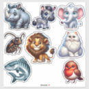 Search for 3d stickers Animal