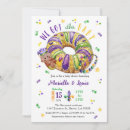 Search for mardi invitations King cake