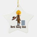 Search for barrel racing christmas tree decorations Cowboy