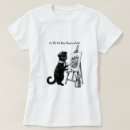 Search for feline tshirts Black cat