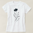 Search for minimalist flowers tshirts Botanical
