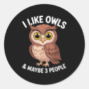 Search for funny owl stickers Craft