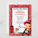 Search for brick birthday invitations Firetruck