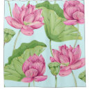 Search for water lily shower curtains Lotus
