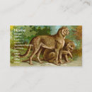 Search for cheetahs business cards Wildlife