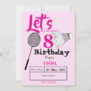 Search for badminton invitations Racket