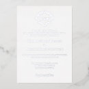 Search for silver foil wedding invitations Elegant