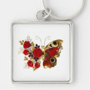 Search for red butterfly key rings Rose