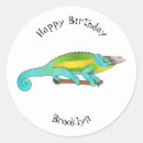 Search for cartoon chameleon stickers Lizard