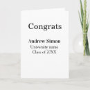 Search for graduate name cards 2026 2027 2028