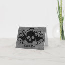 Search for skulls thank you cards Spooky
