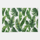 Search for tropical leaf placemats Watercolor