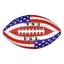 Search for red white and blue footballs Usa flag