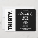 Search for red black and white birthday invitations Adult birthday party