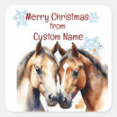 Search for winter horse stickers Merry christmas