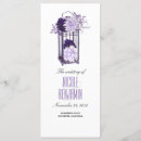 Search for lavender wedding programs Purple