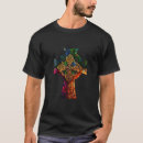 Search for celtic cross tshirts Green