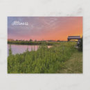 Search for illinois postcards Sunset