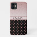 Search for rose gold polka dots iphone cases Pink
