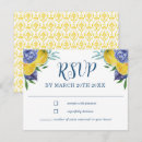 Search for lemons rsvp cards Watercolor