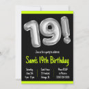 Search for 19th birthday invitations Teenager