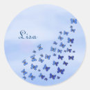 Search for blue winged butterfly stickers Nature