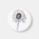 Search for funky flowers magnets Colourful