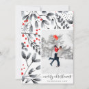 Search for black and red christmas cards Modern