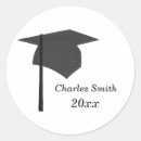 Search for graduation cap and tassel stickers Black