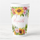 Search for sunflower print mugs Rustic country