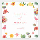 Search for colourful wedding stickers Stylish