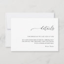 Search for minimalist wedding enclosure cards Typography