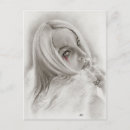 Search for fallen postcards Angel