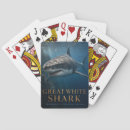 Search for shark playing cards Great white shark