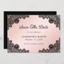 Search for black lace save the dates Elegant