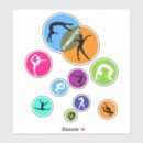 Search for colourful bubbles stickers Rainbow