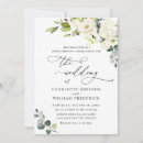 Search for white flowers wedding invitations Dusty blue