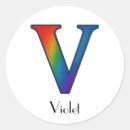 Search for letter v stickers Typography