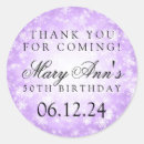 Search for purple 50th birthday stickers Sparkle