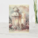 Search for vintage lantern christmas cards Watercolor