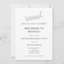 Search for surprise engagement party invitations Simple