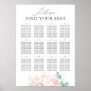 Search for floral wedding seating charts Blush