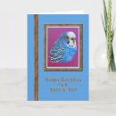 Search for budgie birthday cards Blue